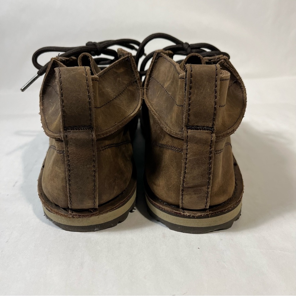 Teva Men's Mush Atoll Brown Leather Chukka Boot Size 13 - Picture 3 of 10